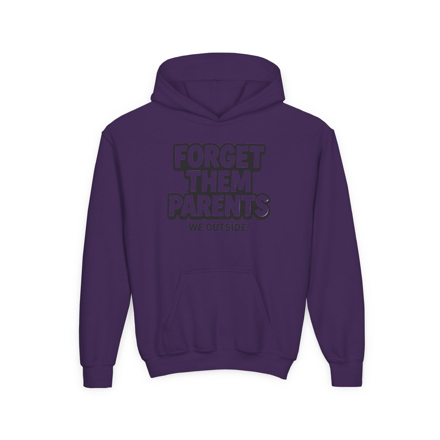 Youth Hoodie - Forget Them Parents | Trendy Sweatshirt for Teens | Perfect for Outdoor Fun, Gift for Birthday, Back to School, [...]