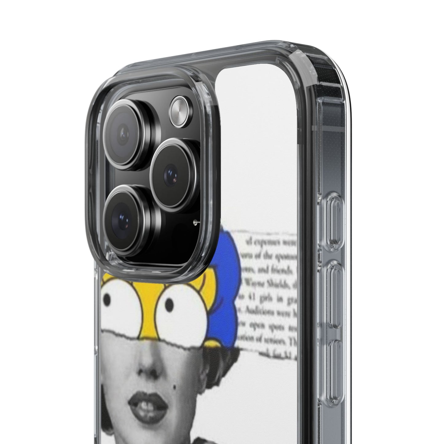 Unique Clear Case with Artistic Design, Phone Case, Customizable Clear Covers, Quirky Phone Accessories, Gifts for Her, Pop Culture [...]
