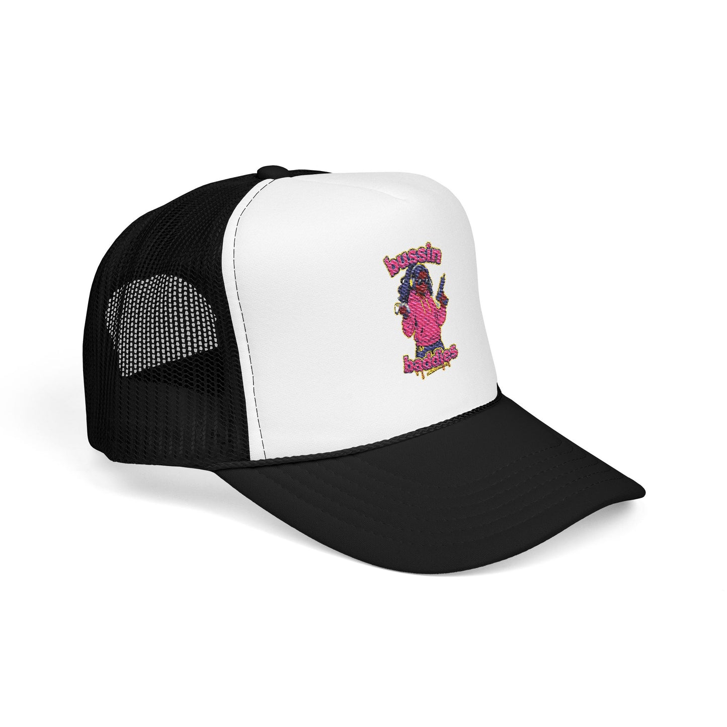 Vibrant Embroidered Trucker Hat, Fun Hat for Outdoor Adventures, Adjustable Baseball Cap, Perfect Gift for Festivals, Summer Wear, [...]