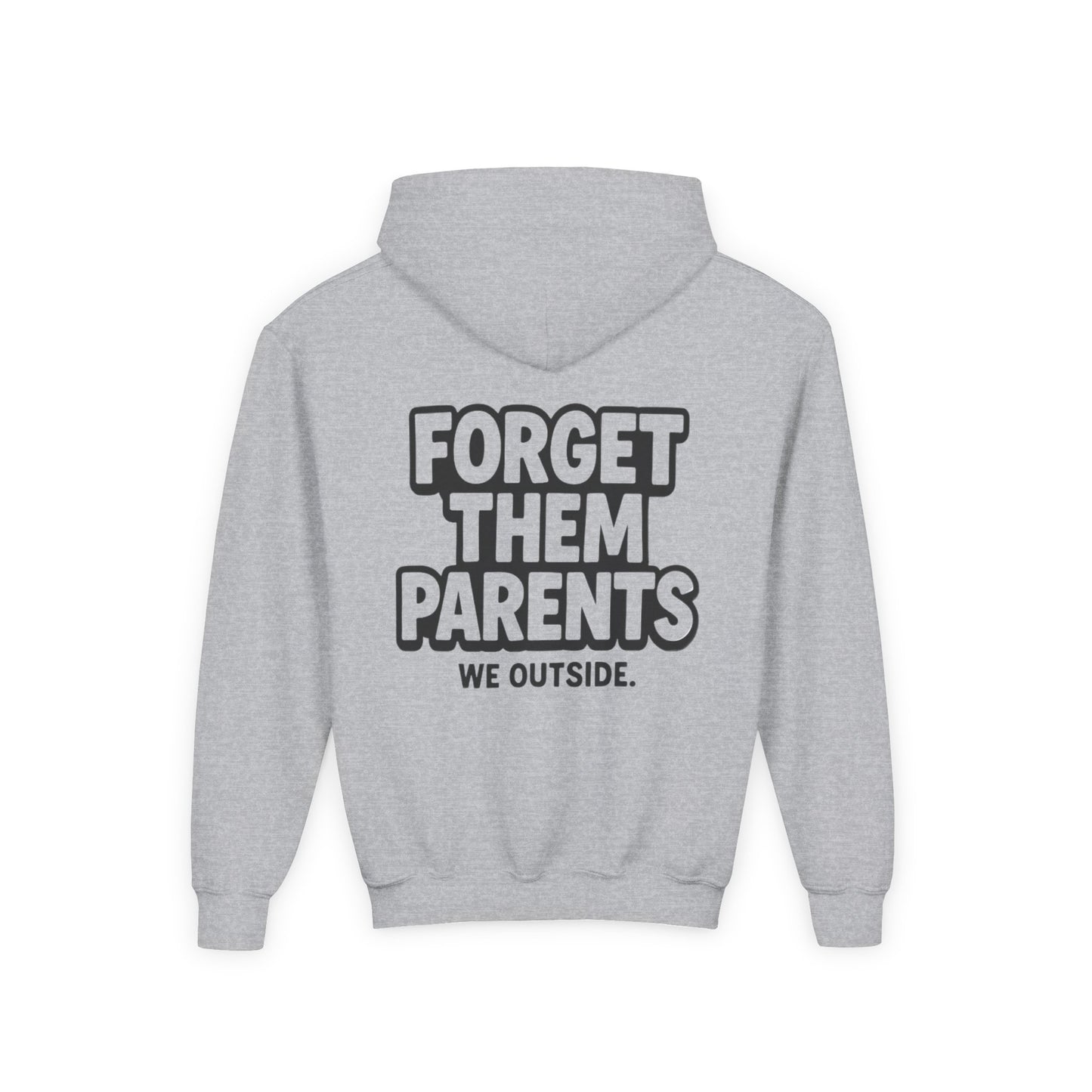 Youth Hoodie - Forget Them Parents | Trendy Sweatshirt for Teens | Perfect for Outdoor Fun, Gift for Birthday, Back to School, [...]