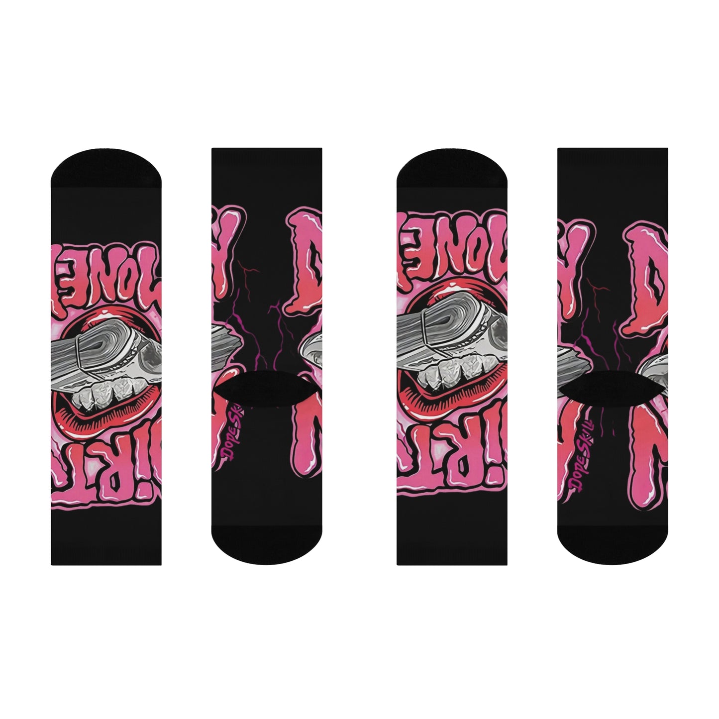 Colorful Cushioned Crew Socks with Bold Graphic Design, Fun Footwear for Everyday Wear, Gifts for Friends, Casual Sock Style, Perfect [...]