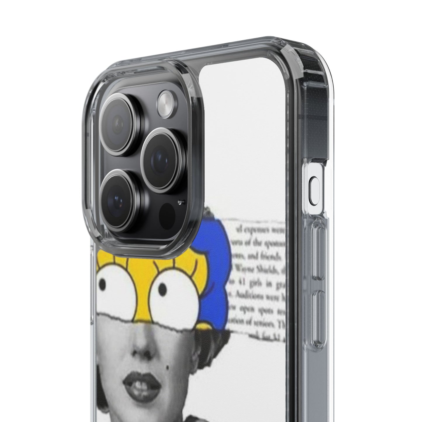 Unique Clear Case with Artistic Design, Phone Case, Customizable Clear Covers, Quirky Phone Accessories, Gifts for Her, Pop Culture [...]