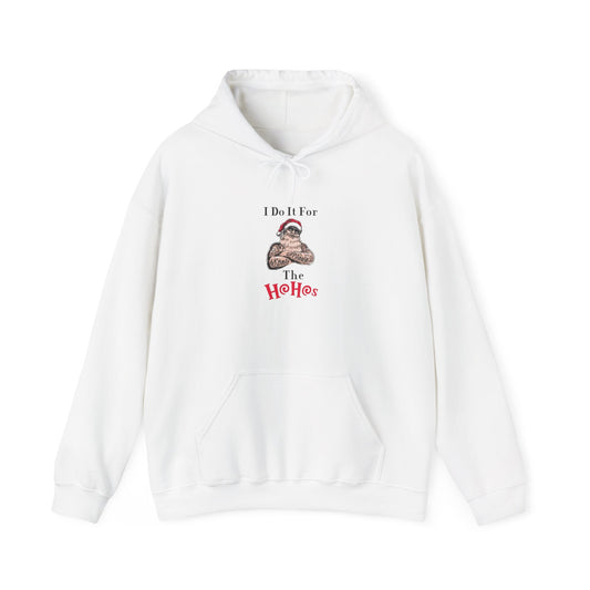 Funny Santa Holiday Sweatshirt, Cozy Gift for Sloth Lovers, Warm Hoodie for Christmas Parties, Casual Lounge Wear, Unique Present