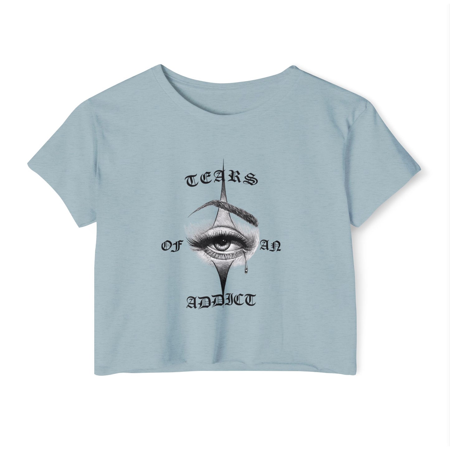 Women's Festival Crop Top with Unique Eye Design, Boho Crop Top, Festival Wear, Street Style Tee, Music Festival Outfit, Summer [...]