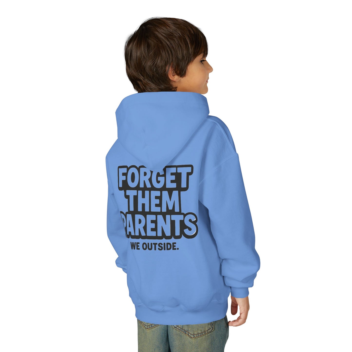 Youth Hoodie - Forget Them Parents | Trendy Sweatshirt for Teens | Perfect for Outdoor Fun, Gift for Birthday, Back to School, [...]