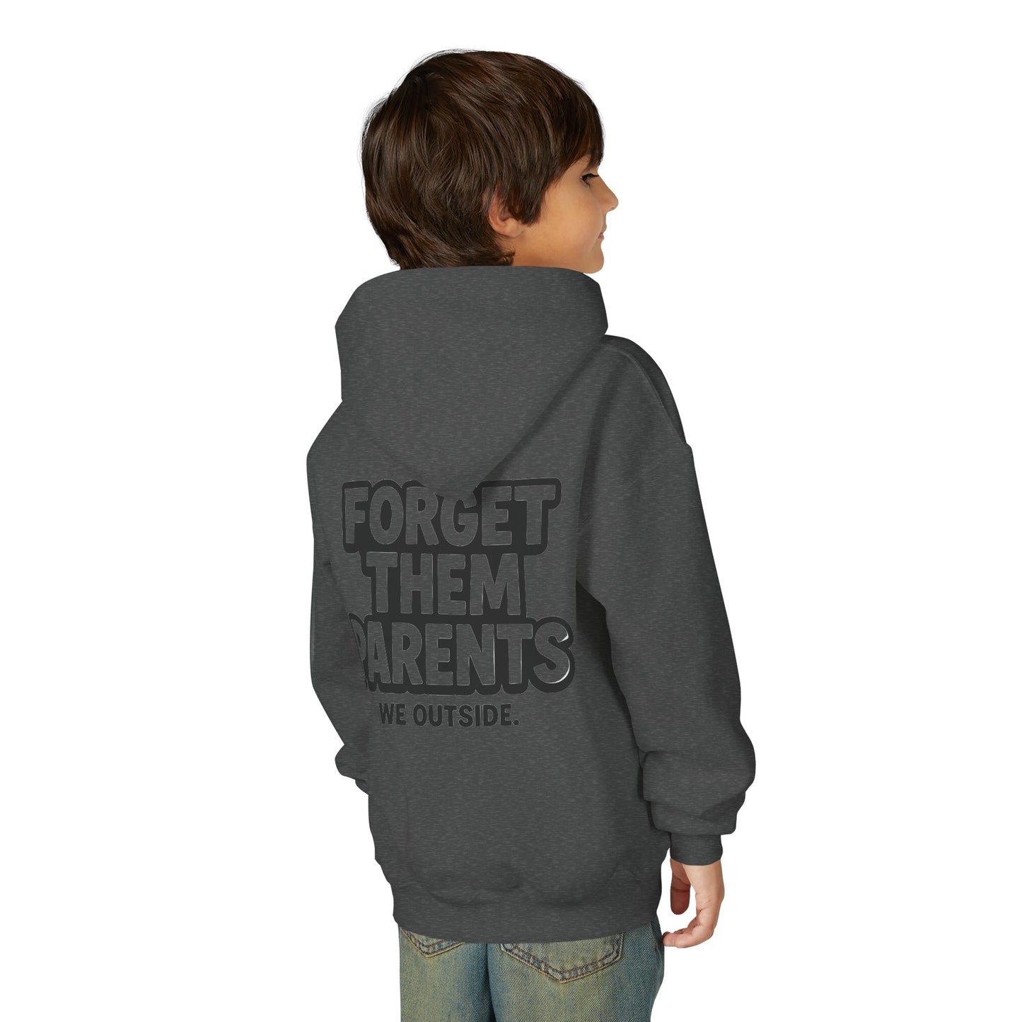 Youth Hoodie - Forget Them Parents | Trendy Sweatshirt for Teens | Perfect for Outdoor Fun, Gift for Birthday, Back to School, [...]