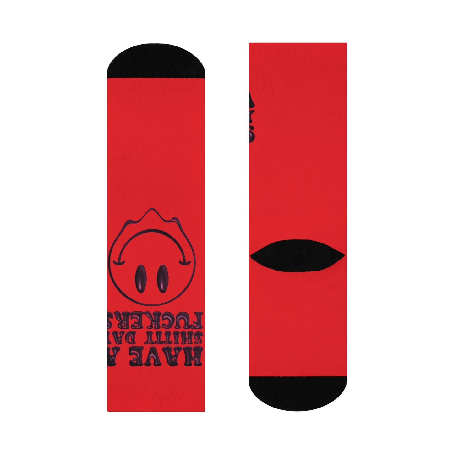 "HAVE A GOOD DAY FUCKERS" Sassy Crew Socks - Perfect Gift for Friends, Funny Socks for Birthdays, Fun Gift for Any Occasion, Humor in Every Step, [...]