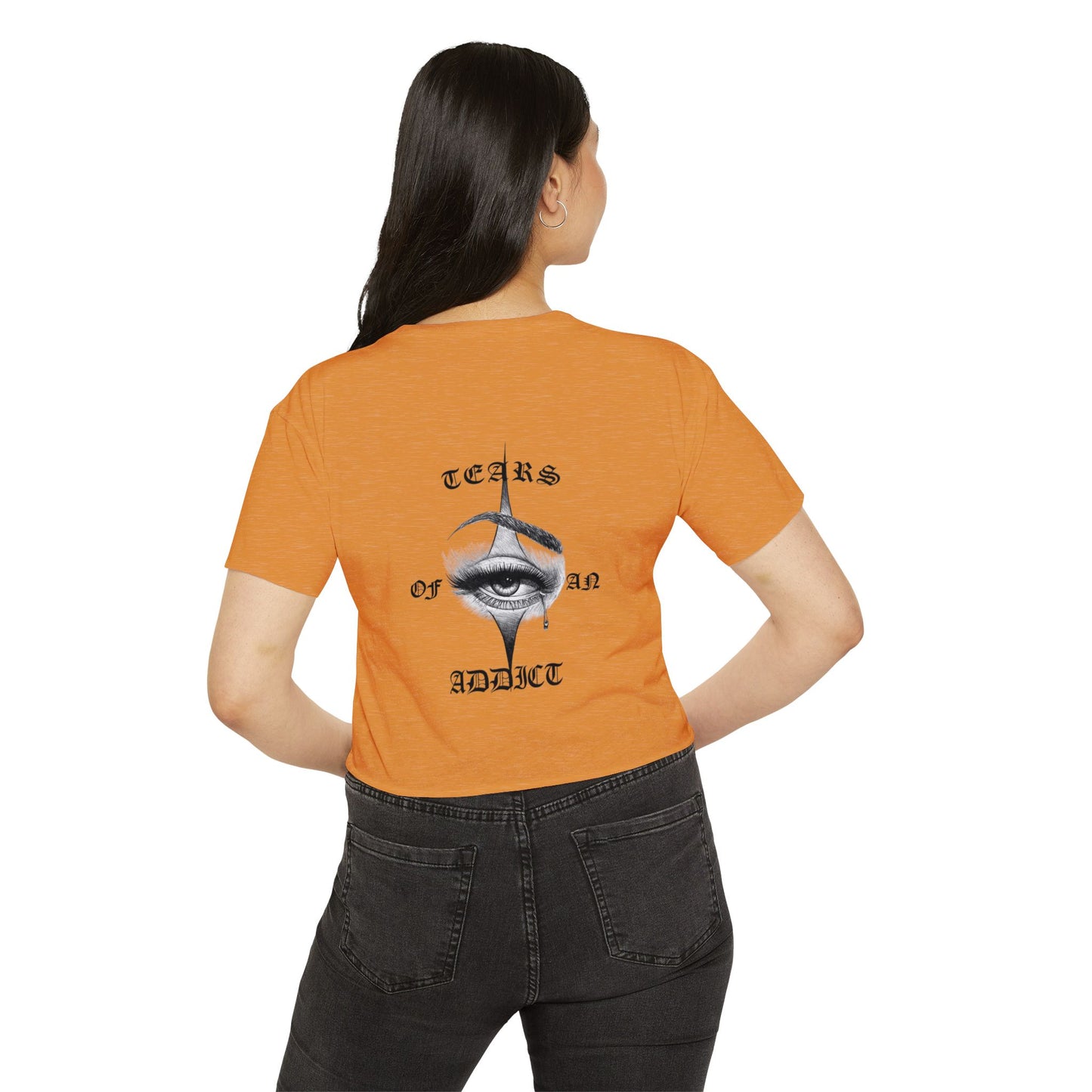 Women's Festival Crop Top with Unique Eye Design, Boho Crop Top, Festival Wear, Street Style Tee, Music Festival Outfit, Summer [...]