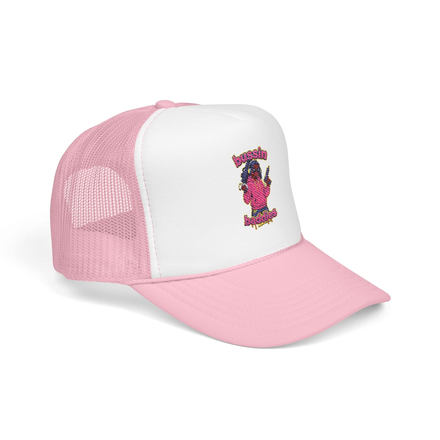 Vibrant Embroidered Trucker Hat, Fun Hat for Outdoor Adventures, Adjustable Baseball Cap, Perfect Gift for Festivals, Summer Wear, [...]