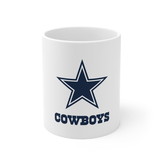 Dallas Cowboys Mug - 11oz Team Spirit Coffee Cup, NFL Fan Gift, Sports Drinkware for Game Day, Collectible Memorabilia, Football Lover's Cup