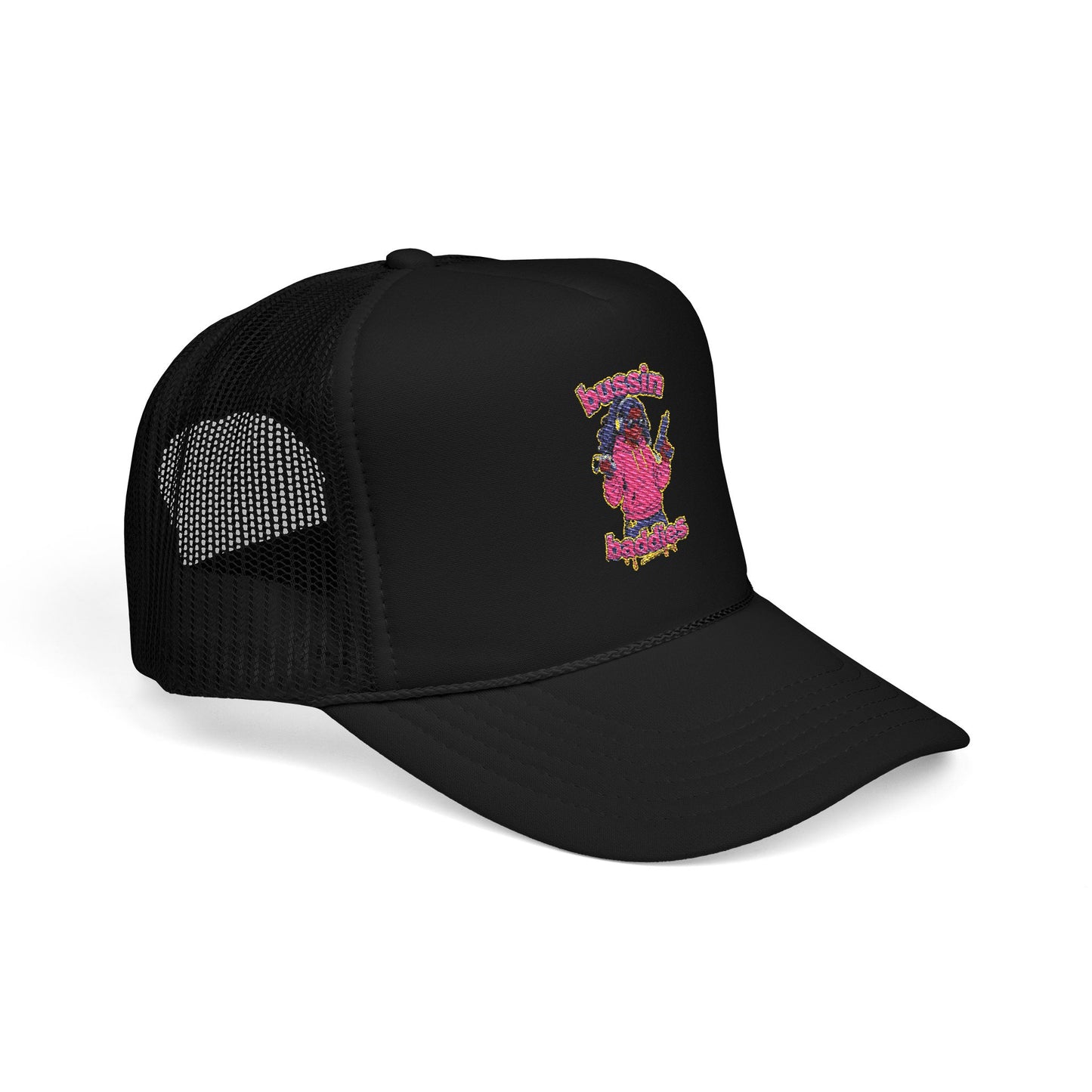 Vibrant Embroidered Trucker Hat, Fun Hat for Outdoor Adventures, Adjustable Baseball Cap, Perfect Gift for Festivals, Summer Wear, [...]