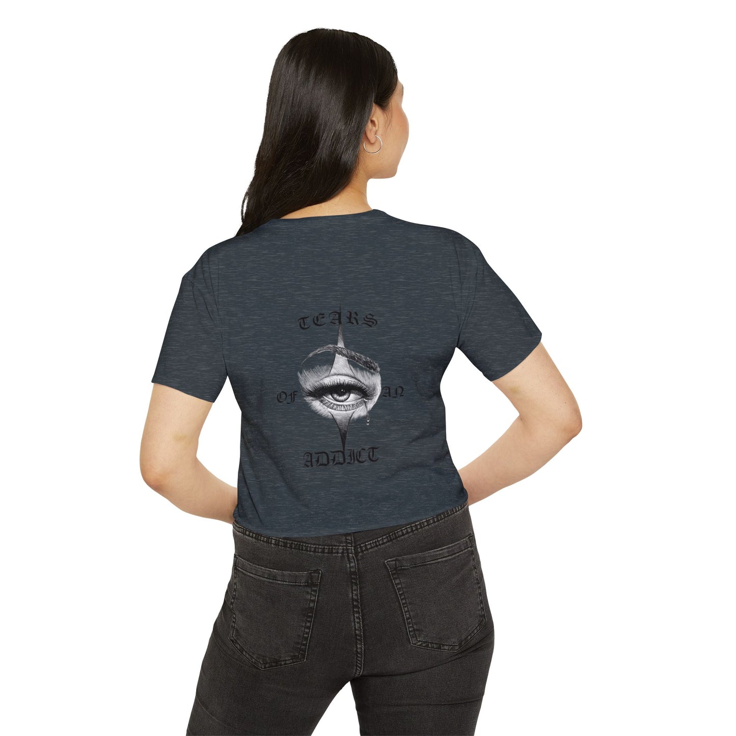 Women's Festival Crop Top with Unique Eye Design, Boho Crop Top, Festival Wear, Street Style Tee, Music Festival Outfit, Summer [...]