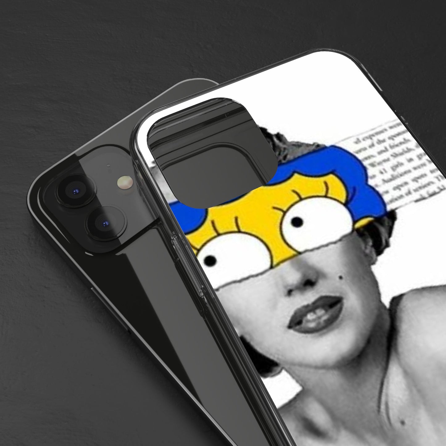 Unique Clear Case with Artistic Design, Phone Case, Customizable Clear Covers, Quirky Phone Accessories, Gifts for Her, Pop Culture [...]