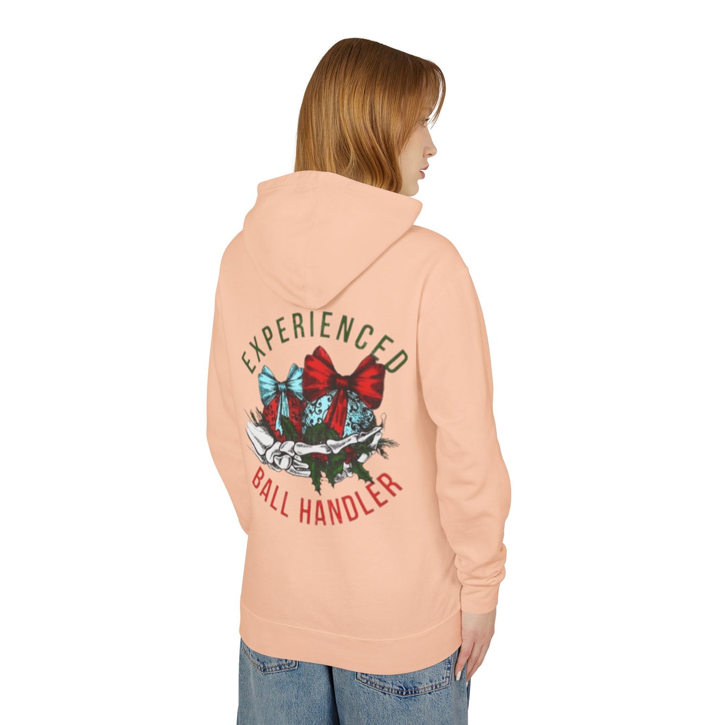 Unisex Lightweight Hooded Sweatshirt with Bow Design - Perfect for Basketball Lovers, Gift for Coaches, Holiday Apparel, Comfortable [...]