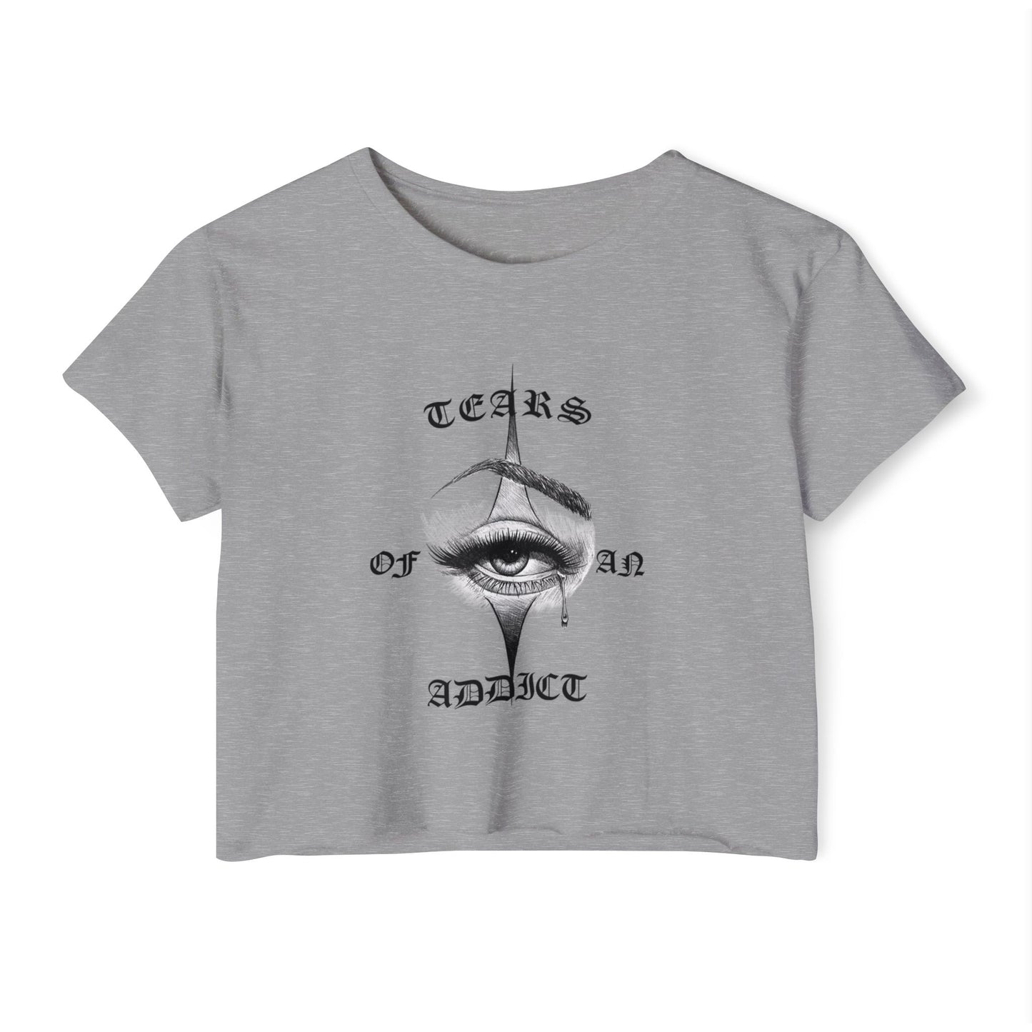 Women's Festival Crop Top with Unique Eye Design, Boho Crop Top, Festival Wear, Street Style Tee, Music Festival Outfit, Summer [...]