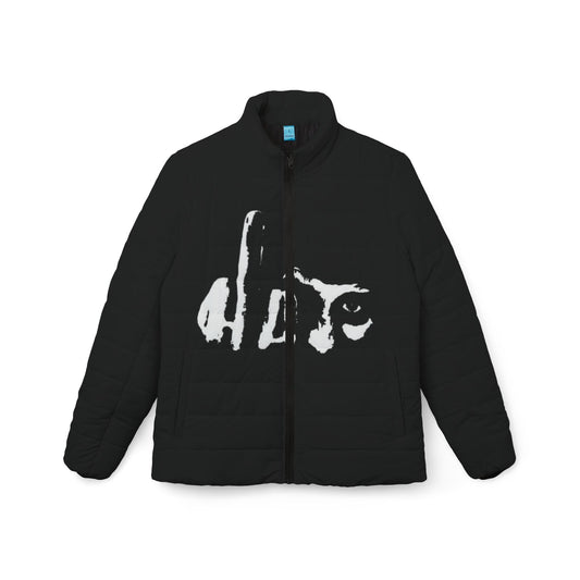 Stylish Women’s Puffer Jacket with Bold Design, Fashion Outerwear, Cold Weather Essential, Trendy Gift for Her, Unique Layering Piece
