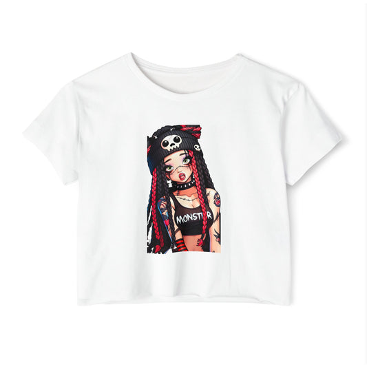Vibrant Women's Festival Crop Top - Statement Tee for Music Lovers, Perfect for Summer Events, Concerts, Parties, Casual Outings
