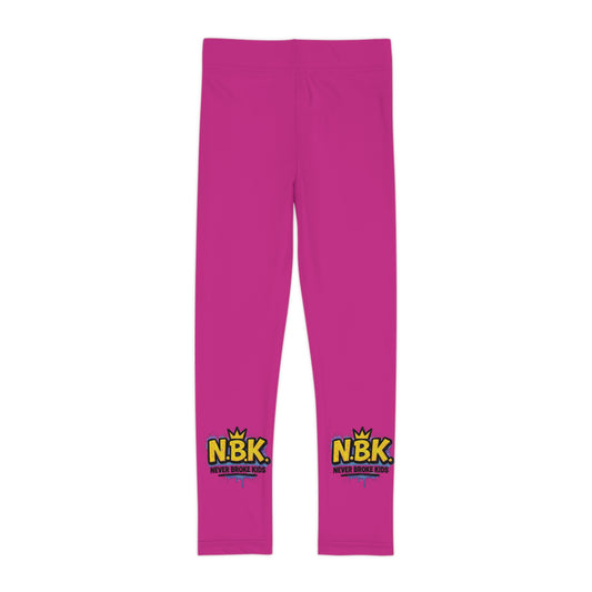 Vibrant Kids Leggings with NBK Design | Trendy Activewear for Girls & Boys, Comfortable Playtime Pants, Gift for Birthdays & Holidays
