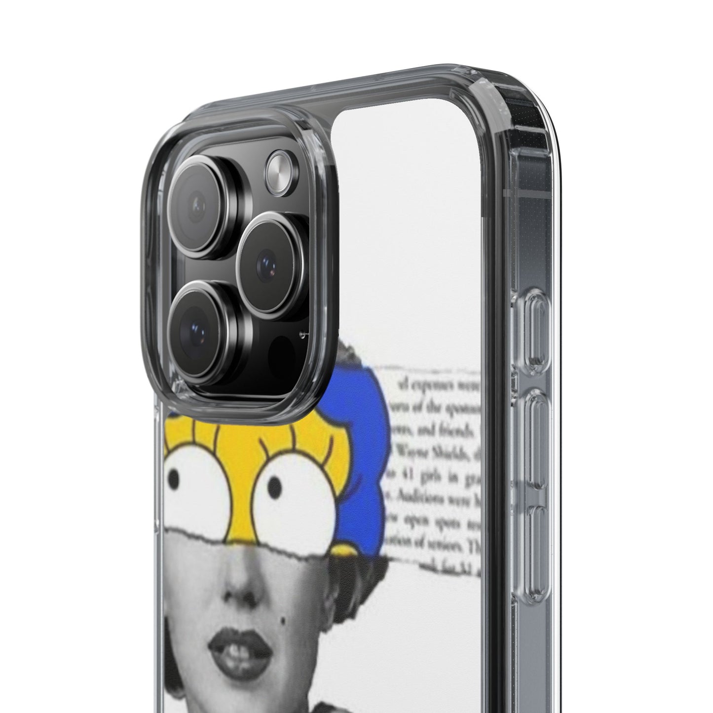 Unique Clear Case with Artistic Design, Phone Case, Customizable Clear Covers, Quirky Phone Accessories, Gifts for Her, Pop Culture [...]