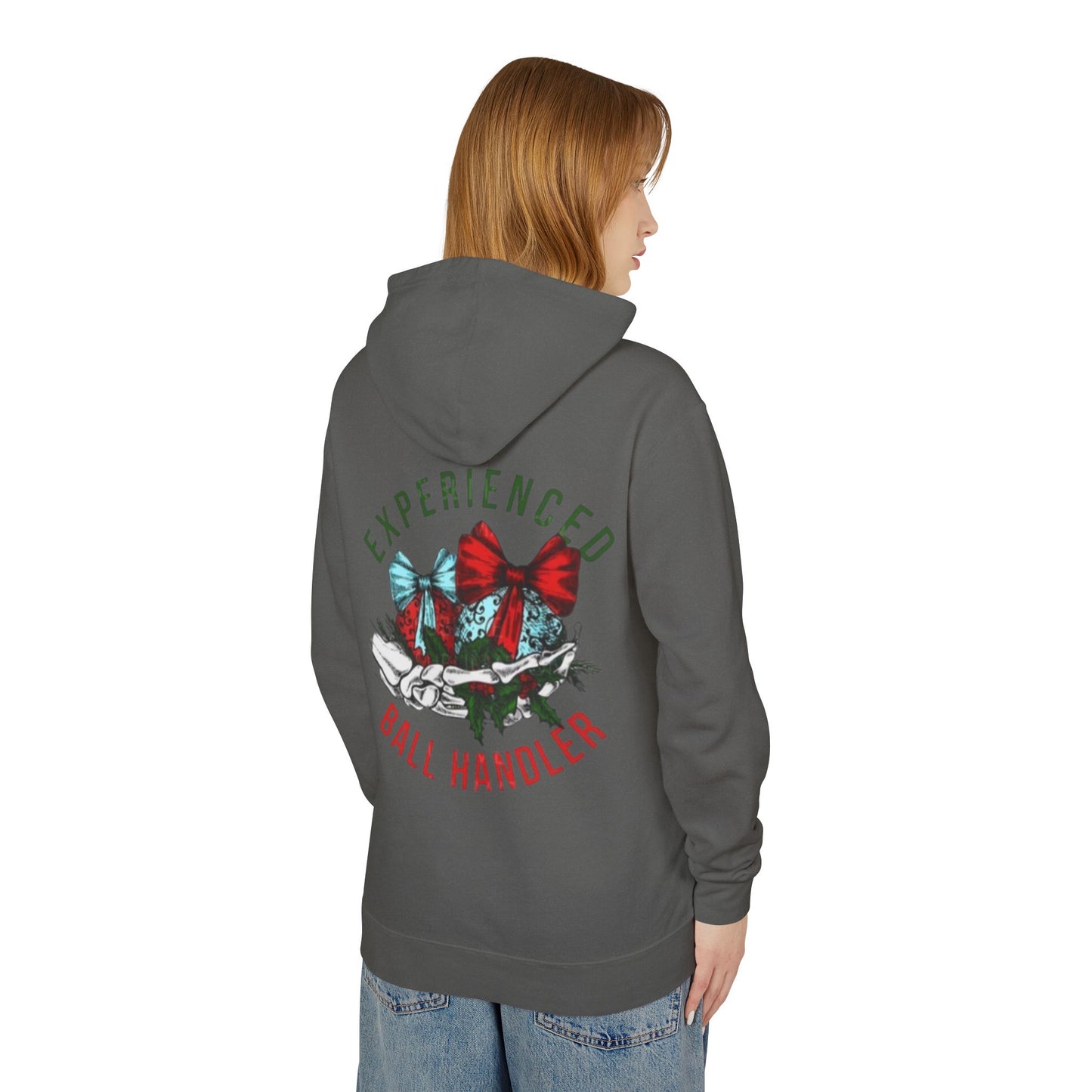 Unisex Lightweight Hooded Sweatshirt with Bow Design - Perfect for Basketball Lovers, Gift for Coaches, Holiday Apparel, Comfortable [...]