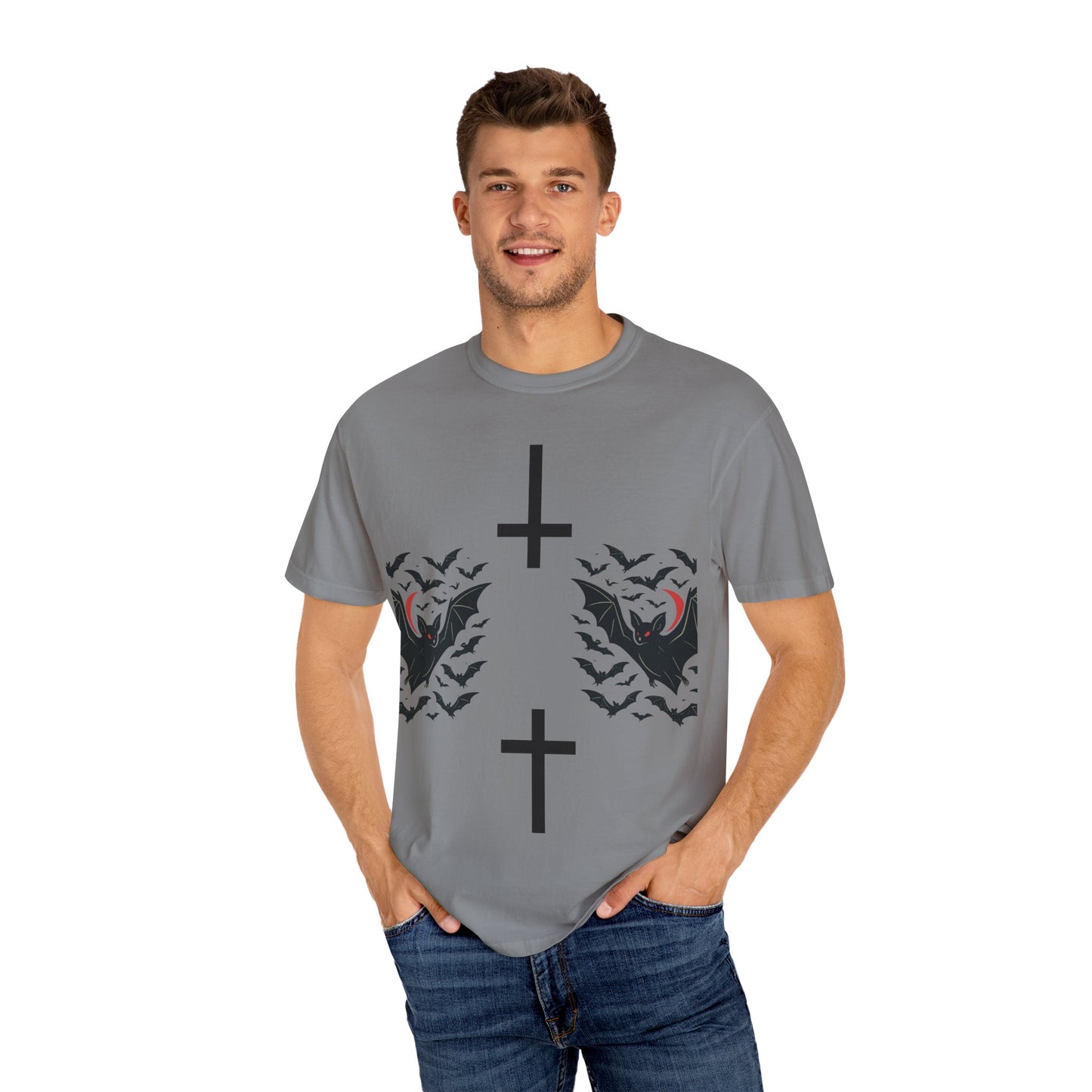 Gothic Bat T-Shirt - Unisex Vibe, Perfect for Halloween, Alternative Fashion, Graphic Tee, Gift for Him/Her/Nonbinary