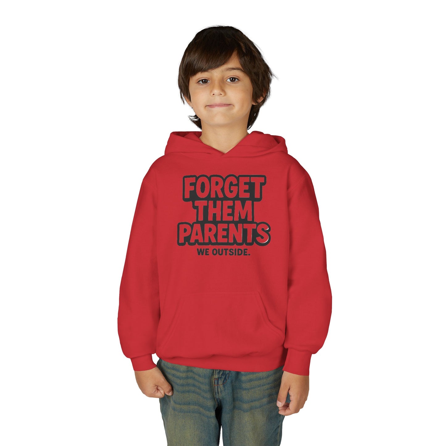 Youth Hoodie - Forget Them Parents | Trendy Sweatshirt for Teens | Perfect for Outdoor Fun, Gift for Birthday, Back to School, [...]