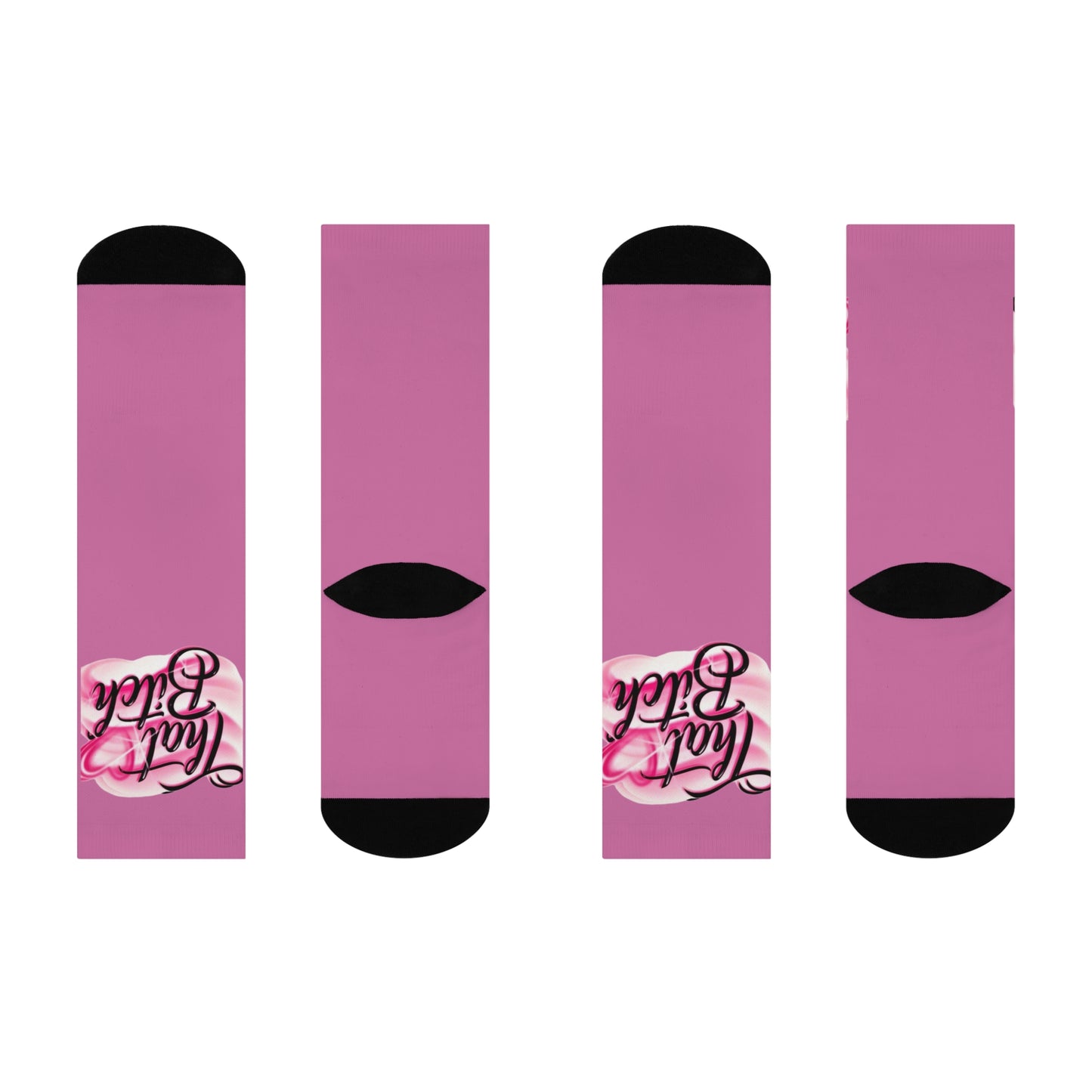 "THAT BITCH" Sassy Cushioned Crew Socks - Fun Gift for Her, Birthday, Friendship, Casual Wear, Stylish Sock Gift