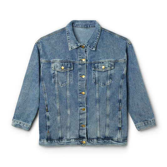 Stylish Women's Denim Jacket with 'C.E.O. Boss' Design | Trendy Casual Outerwear, Gift for Her, Fashionable Layering, Summer & Fall Style