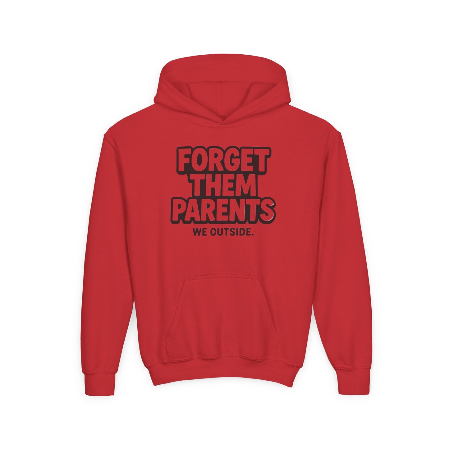 Youth Hoodie - Forget Them Parents | Trendy Sweatshirt for Teens | Perfect for Outdoor Fun, Gift for Birthday, Back to School, [...]
