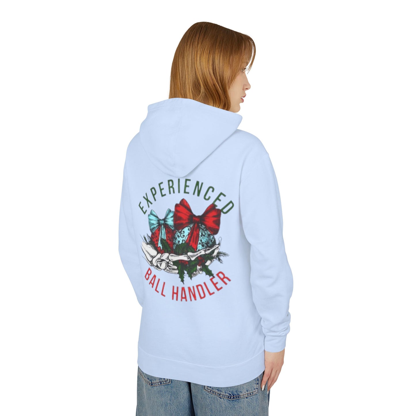 Unisex Lightweight Hooded Sweatshirt with Bow Design - Perfect for Basketball Lovers, Gift for Coaches, Holiday Apparel, Comfortable [...]