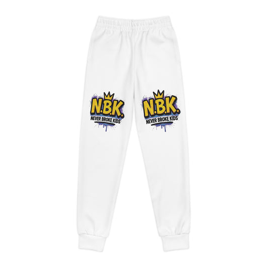 Youth Joggers - NBK Never Broke Kids | Trendy Activewear for Boys & Girls, Comfy Lounge Pants for Kids, Sportswear for Play and Chill