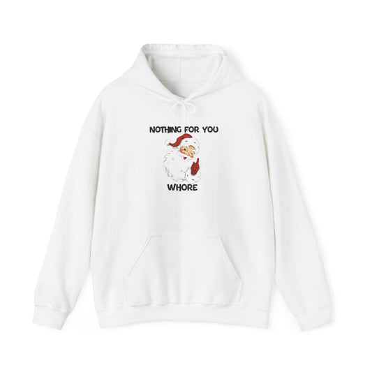 Funny Christmas Hoodie, Unisex Holiday Sweatshirt, Santa Humor Gift, Christmas Party Apparel, Gift for Friends, Winter Fashion, Cozy Wear