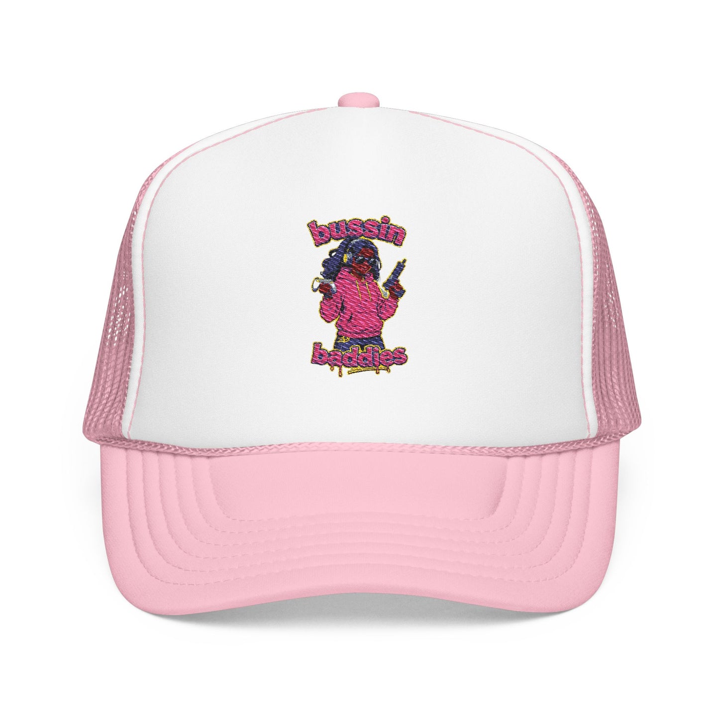 Vibrant Embroidered Trucker Hat, Fun Hat for Outdoor Adventures, Adjustable Baseball Cap, Perfect Gift for Festivals, Summer Wear, [...]