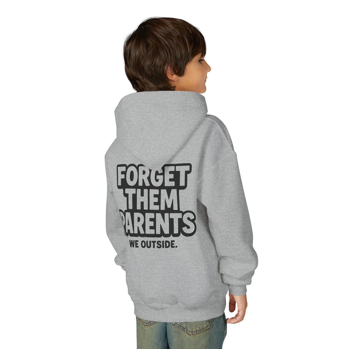 Youth Hoodie - Forget Them Parents | Trendy Sweatshirt for Teens | Perfect for Outdoor Fun, Gift for Birthday, Back to School, [...]