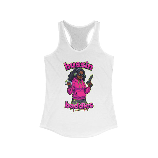 Bussin baddies Women's Ideal Racerback Tank