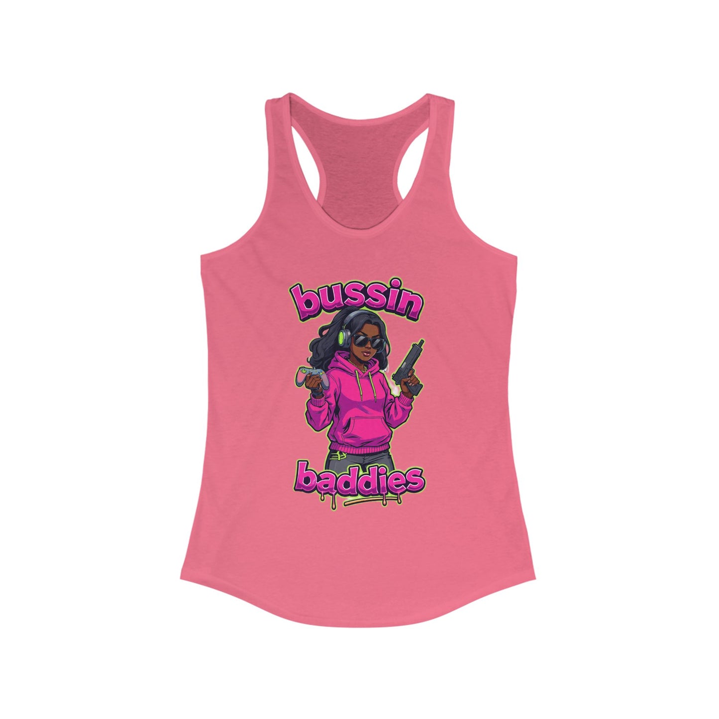 Bussin baddies Women's Ideal Racerback Tank