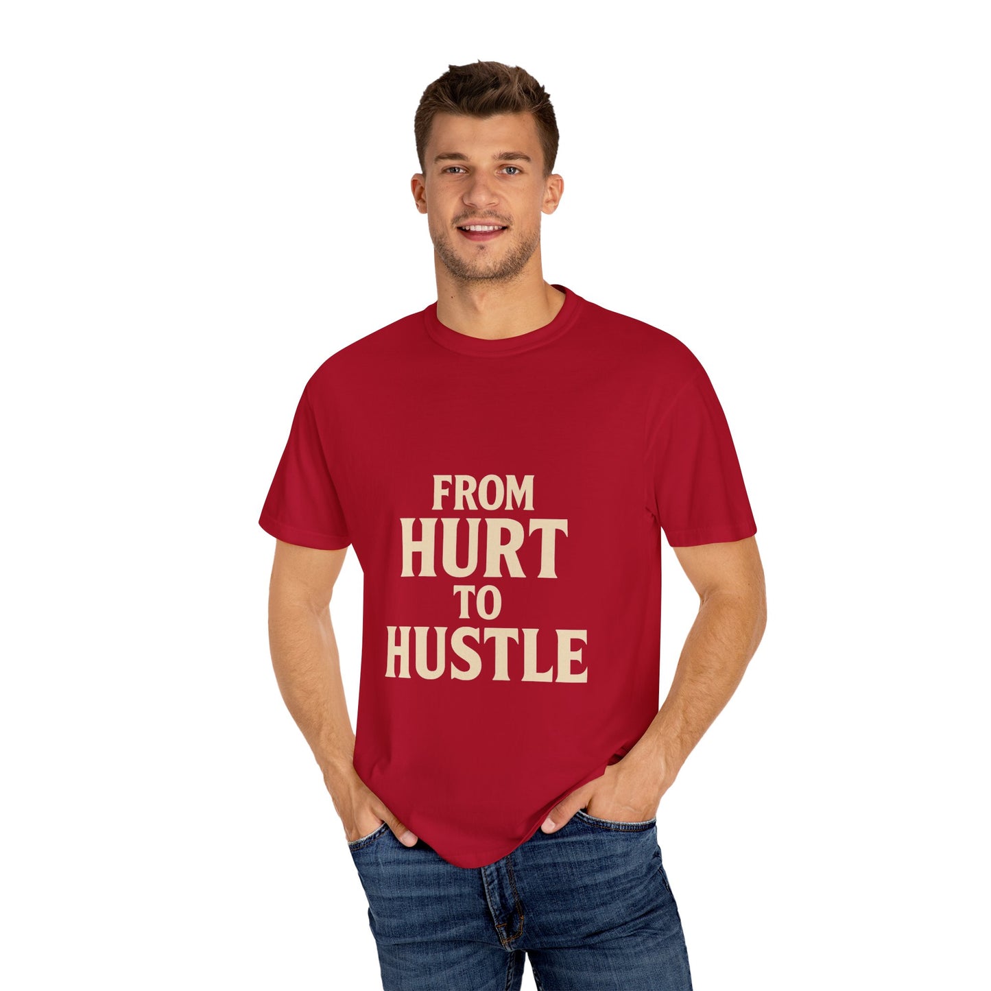 Inspirational Unisex T-Shirt: From Hurt to Hustle, Motivational Tee for Everyday Wear, Gift for Entrepreneurs, Positive Vibes, [...]