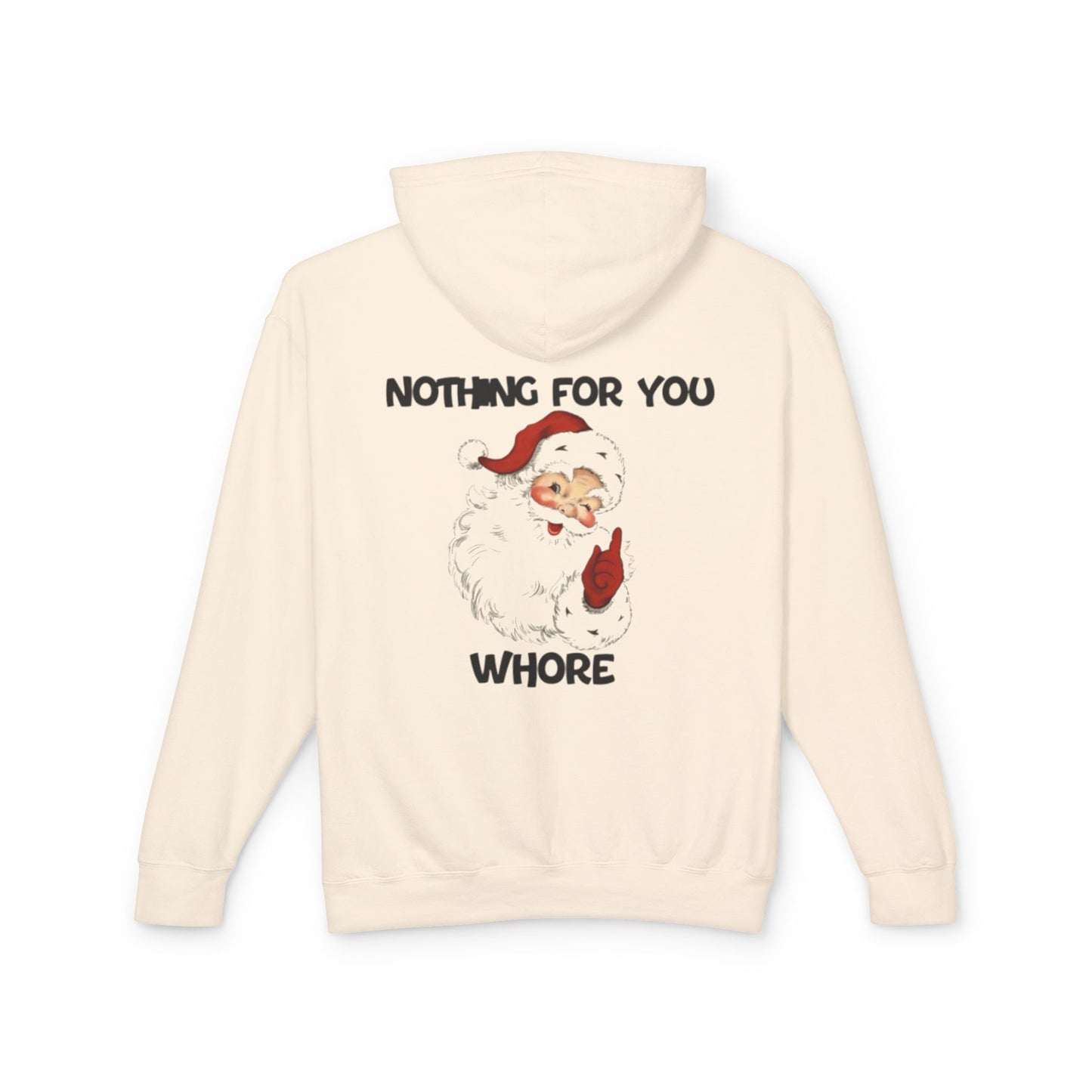 Funny Holiday Hooded Sweatshirt for Christmas, Humorous Gift, Unisex Lightweight Pullover, Santa Joke Hoodie, Christmas Apparel, [...]