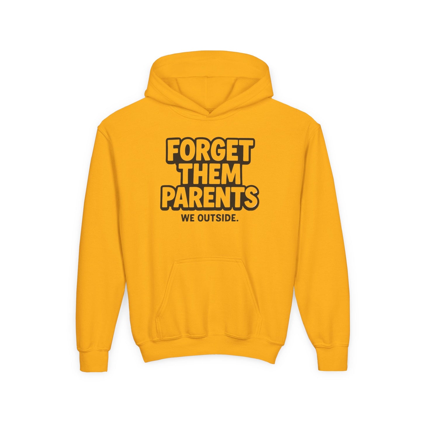Youth Hoodie - Forget Them Parents | Trendy Sweatshirt for Teens | Perfect for Outdoor Fun, Gift for Birthday, Back to School, [...]