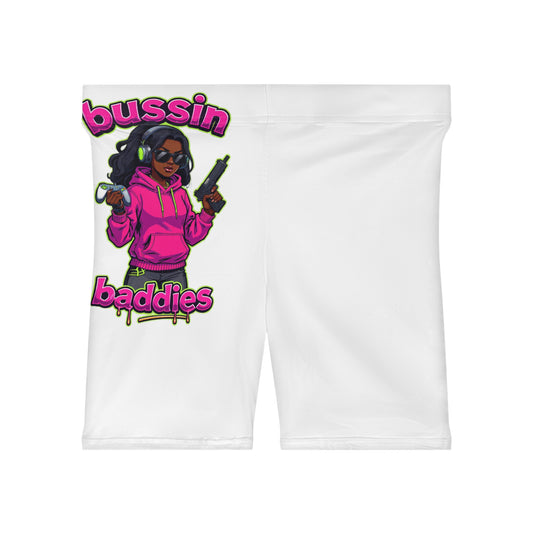 Baddie Biker Shorts, Women’s Cycling Activewear, Trendy Fitness Shorts, Summer Athleisure, Stylish Workout Gear