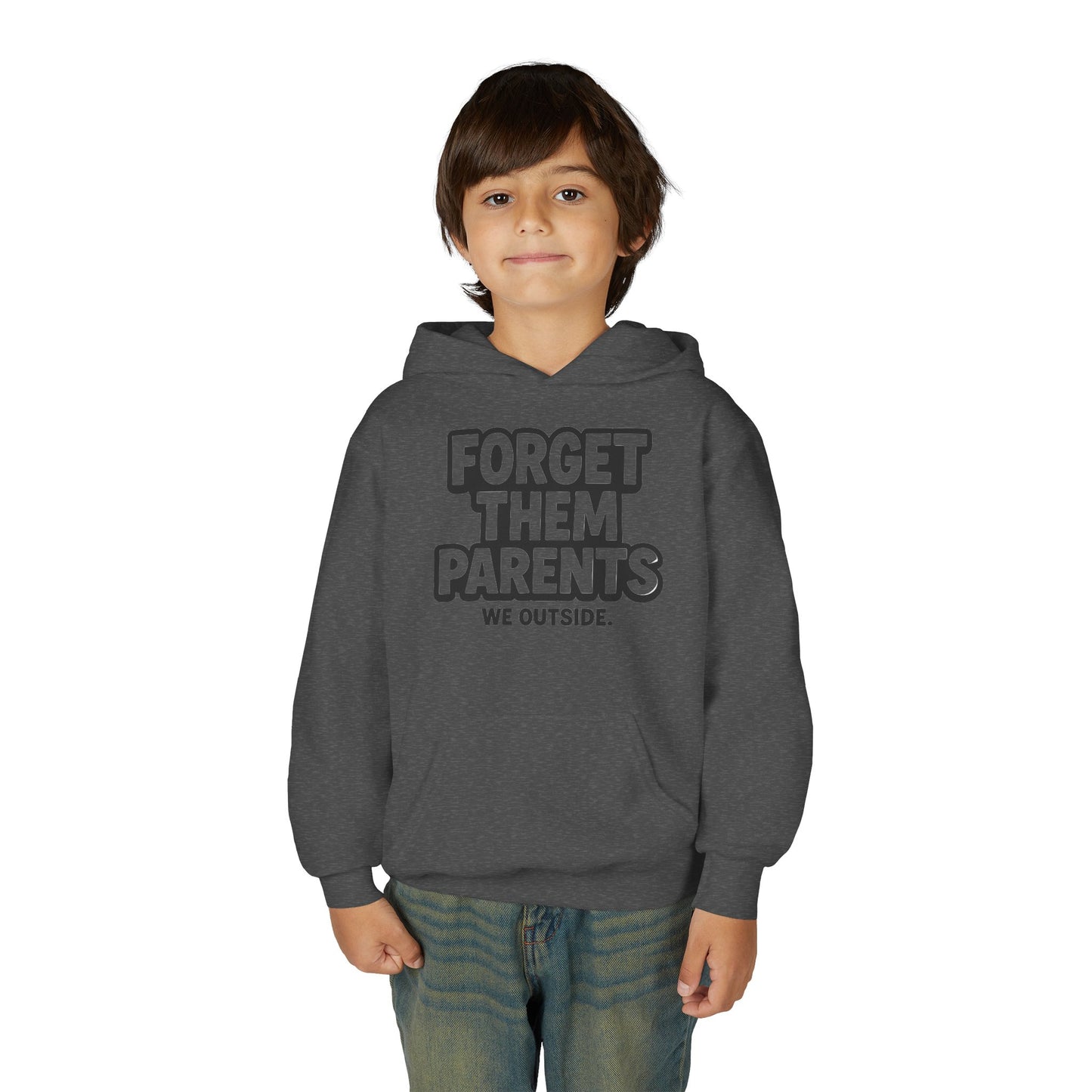 Youth Hoodie - Forget Them Parents | Trendy Sweatshirt for Teens | Perfect for Outdoor Fun, Gift for Birthday, Back to School, [...]