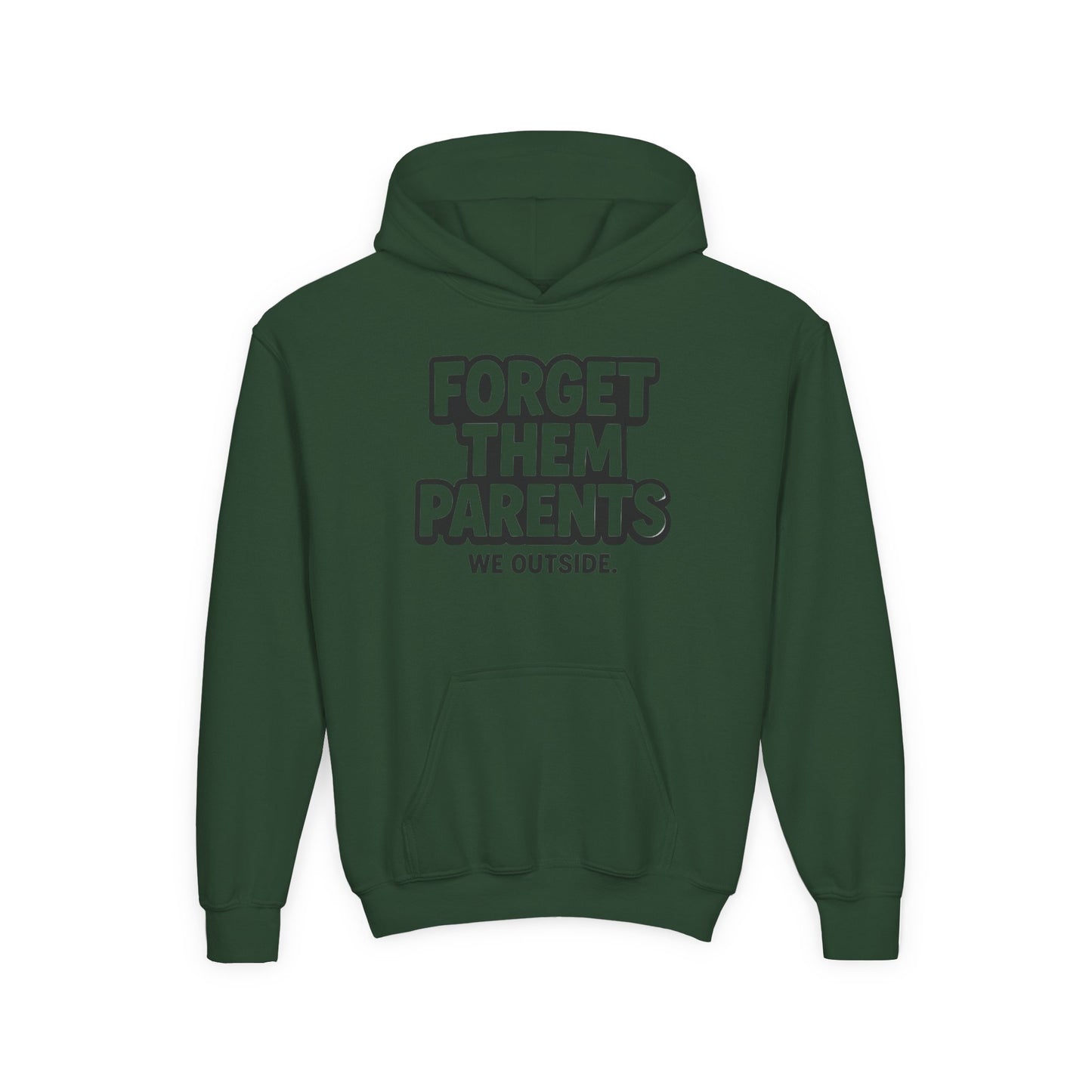 Youth Hoodie - Forget Them Parents | Trendy Sweatshirt for Teens | Perfect for Outdoor Fun, Gift for Birthday, Back to School, [...]