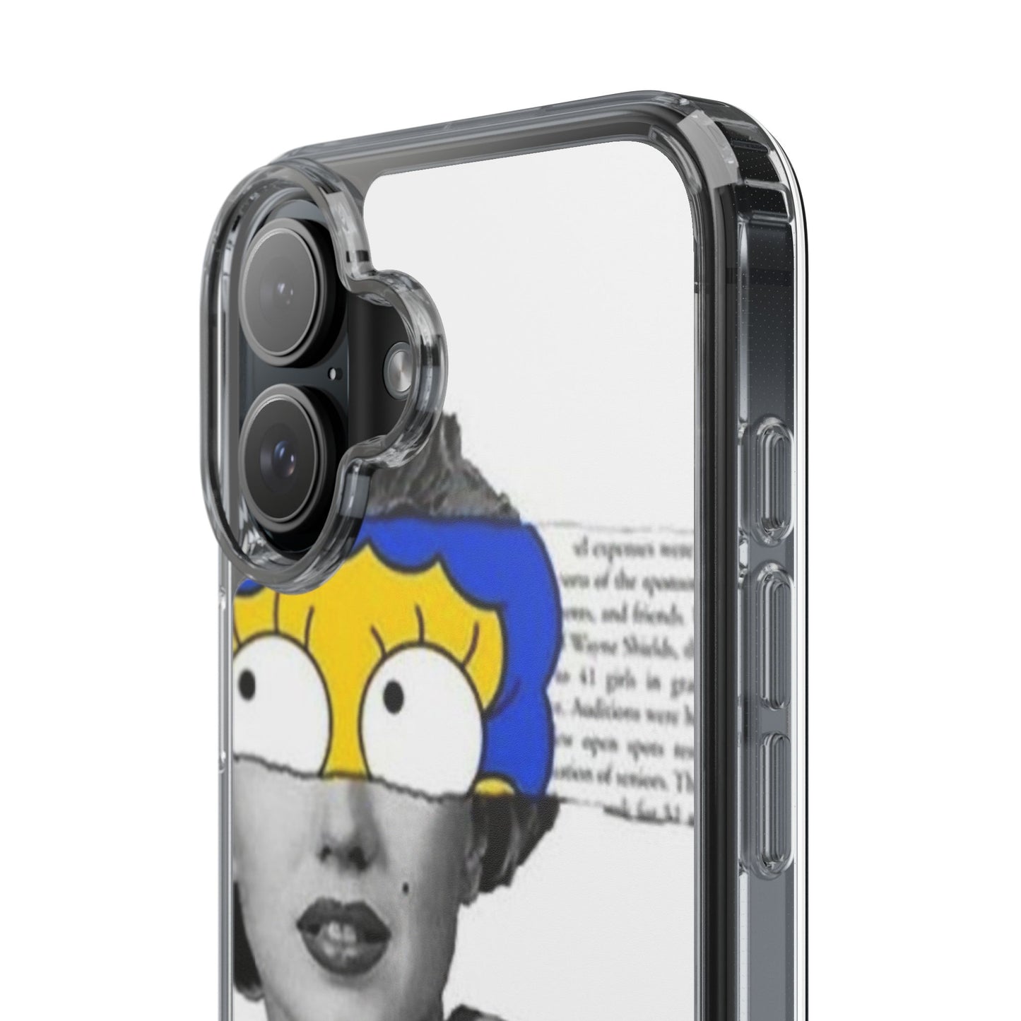Unique Clear Case with Artistic Design, Phone Case, Customizable Clear Covers, Quirky Phone Accessories, Gifts for Her, Pop Culture [...]