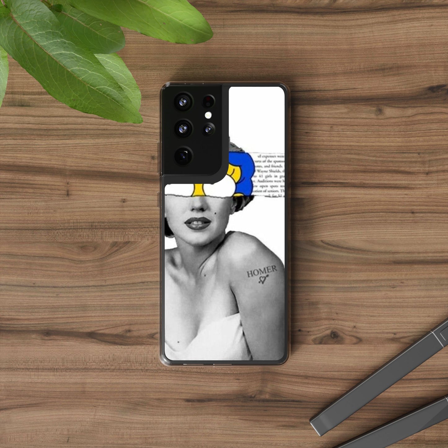 Unique Clear Case with Artistic Design, Phone Case, Customizable Clear Covers, Quirky Phone Accessories, Gifts for Her, Pop Culture [...]