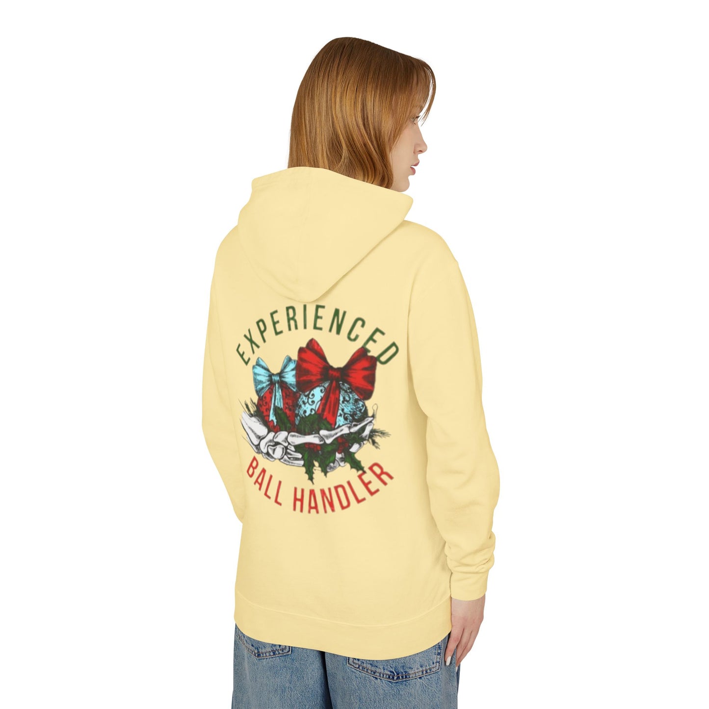 Unisex Lightweight Hooded Sweatshirt with Bow Design - Perfect for Basketball Lovers, Gift for Coaches, Holiday Apparel, Comfortable [...]