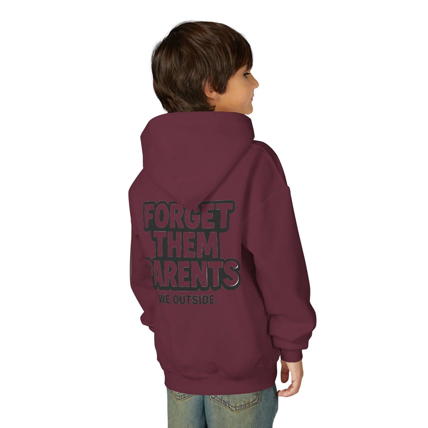 Youth Hoodie - Forget Them Parents | Trendy Sweatshirt for Teens | Perfect for Outdoor Fun, Gift for Birthday, Back to School, [...]