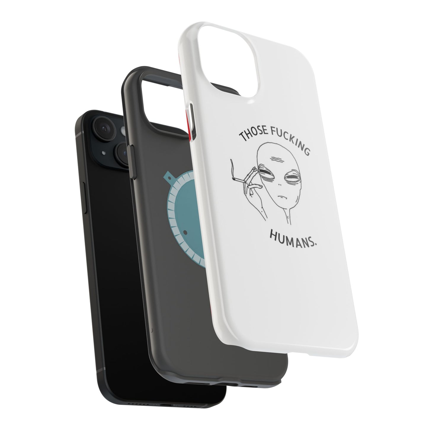 Alien-Inspired Magnetic Phone Cases | Unique Humor, Gifts for Friends, Stylish Protection, Quirky Phone Accessories, Birthday Gifts, [...]