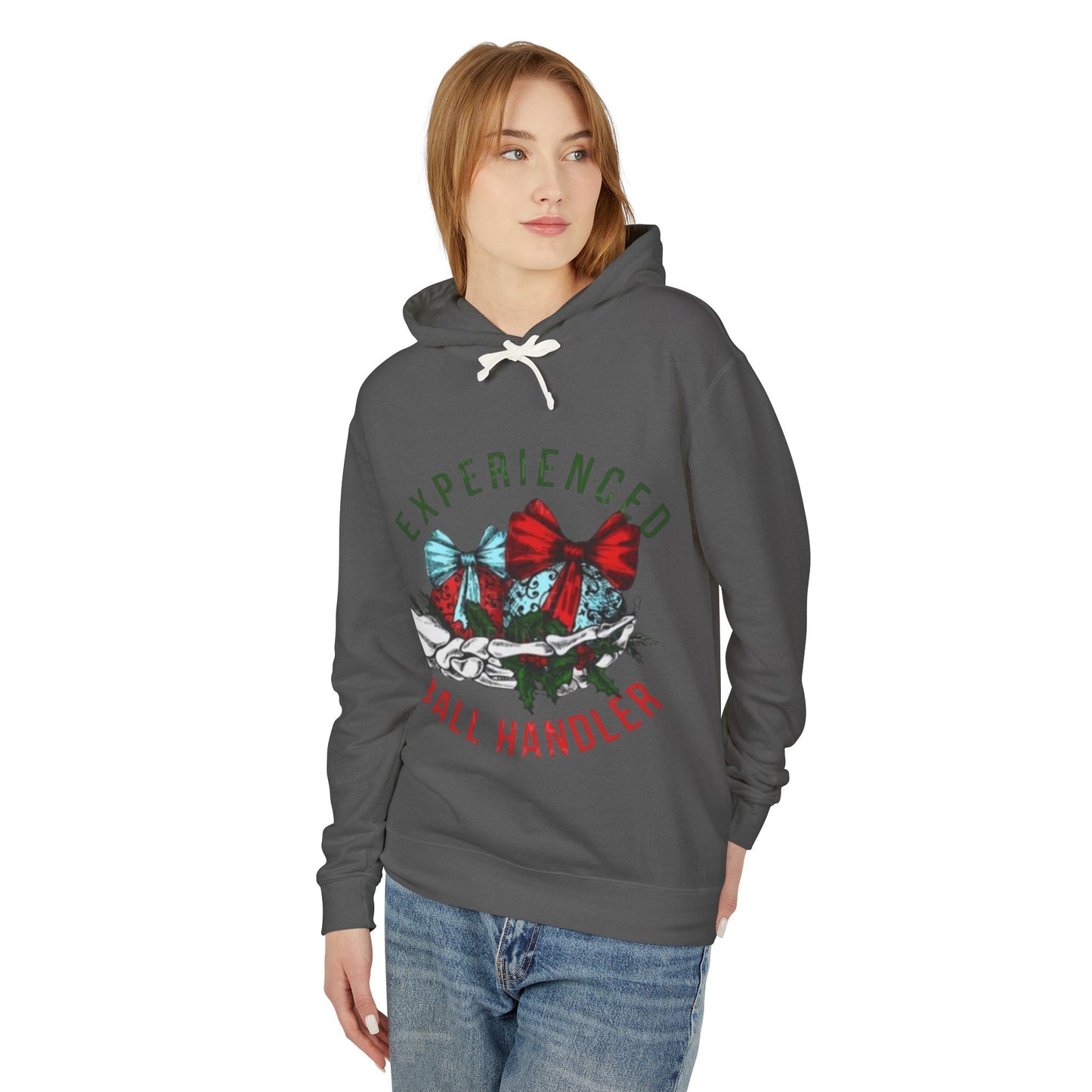 Unisex Lightweight Hooded Sweatshirt with Bow Design - Perfect for Basketball Lovers, Gift for Coaches, Holiday Apparel, Comfortable [...]