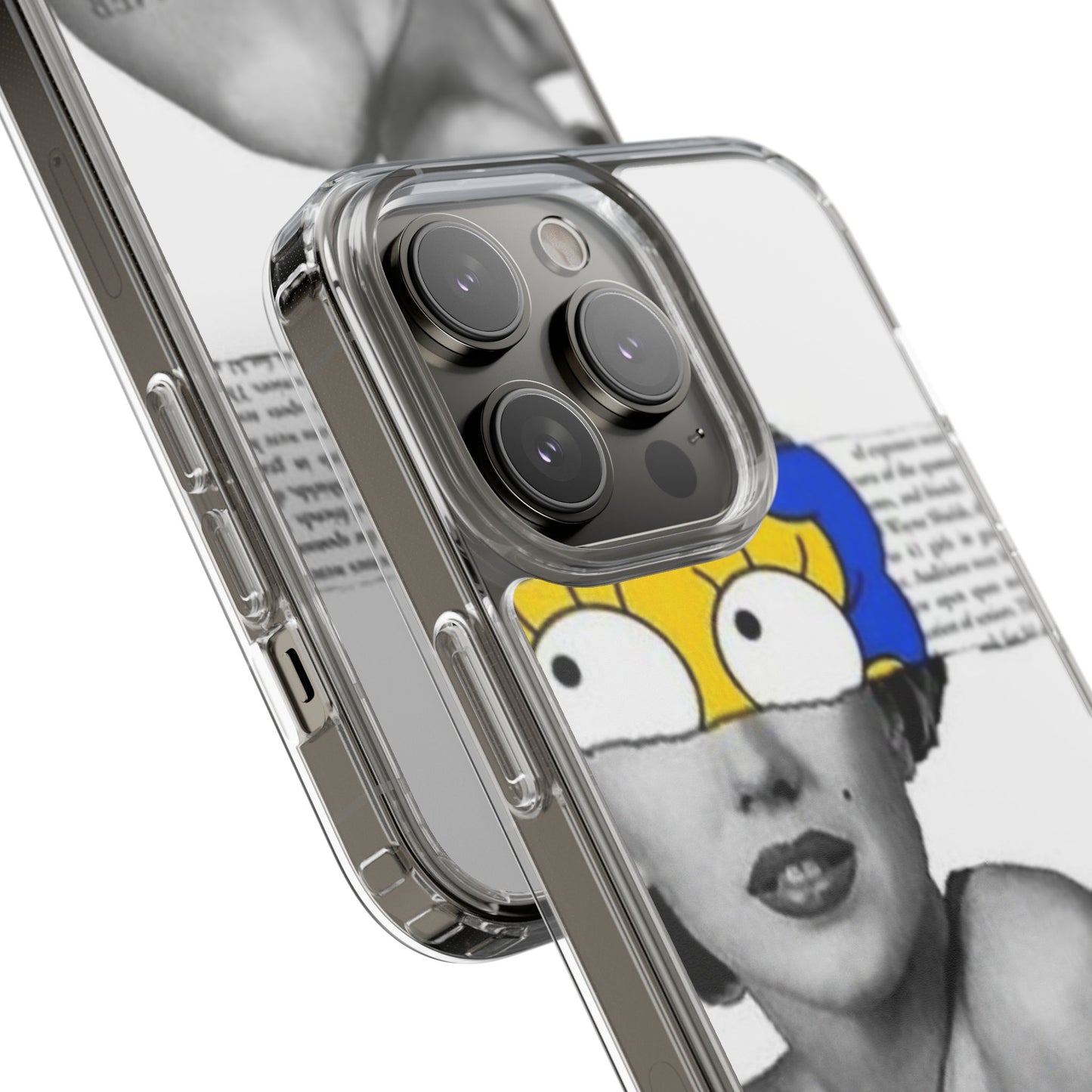 Unique Clear Case with Artistic Design, Phone Case, Customizable Clear Covers, Quirky Phone Accessories, Gifts for Her, Pop Culture [...]