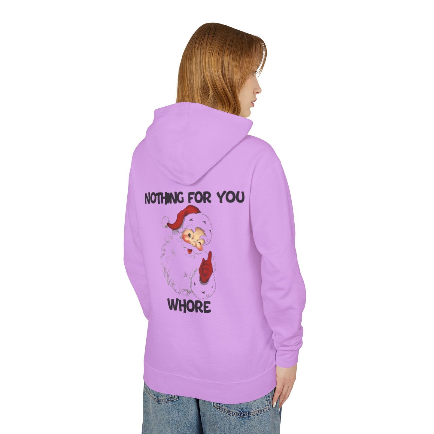 Funny Holiday Hooded Sweatshirt for Christmas, Humorous Gift, Unisex Lightweight Pullover, Santa Joke Hoodie, Christmas Apparel, [...]